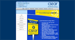Desktop Screenshot of clear-lettings.co.uk